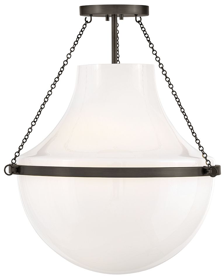 Image 7 Hinkley Collins Medium Semi Flush Mount 20" Black Oxide more views