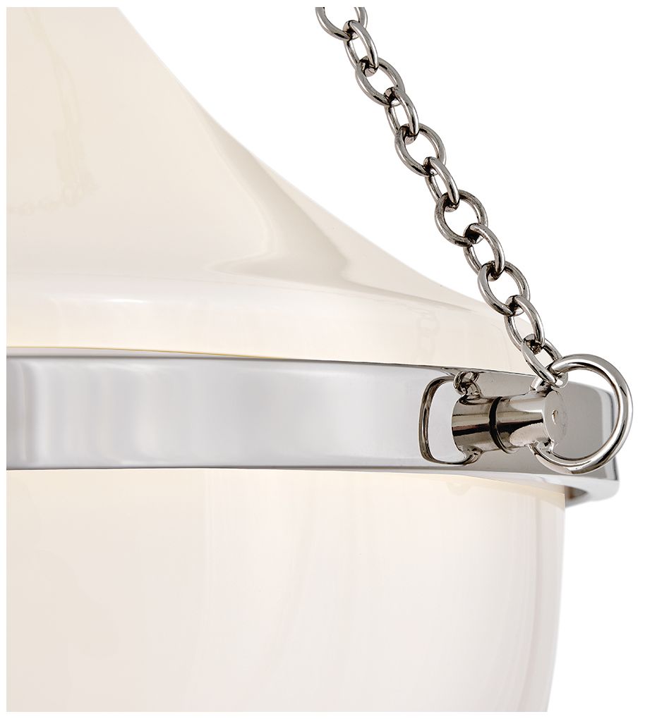 Image 3 Hinkley Collins Medium Semi Flush Mount 20" Polished Nickel more views