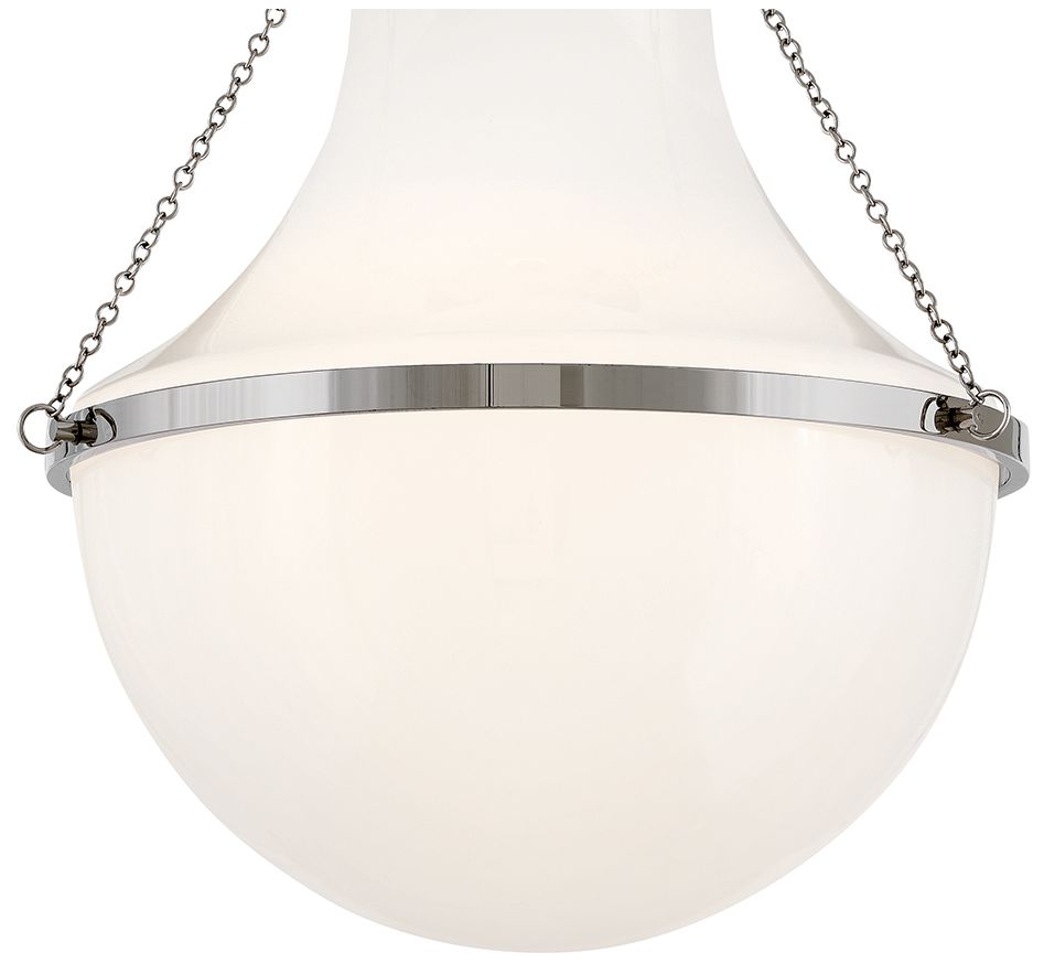 Image 4 Hinkley Collins Medium Semi Flush Mount 20" Polished Nickel more views