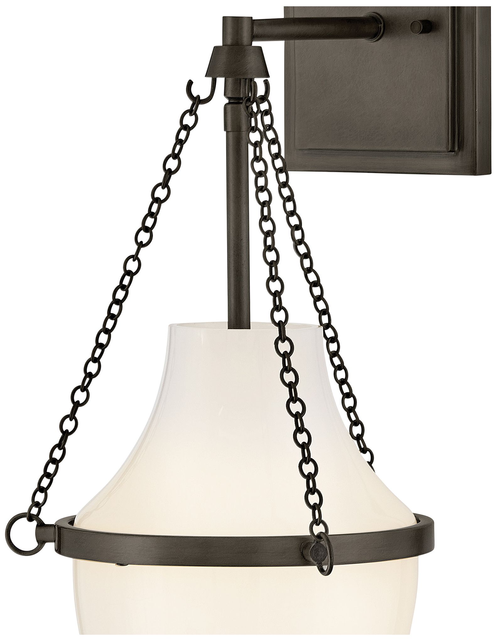 Image 3 Hinkley Collins Medium Single Light Sconce 18.25" Black Oxide more views