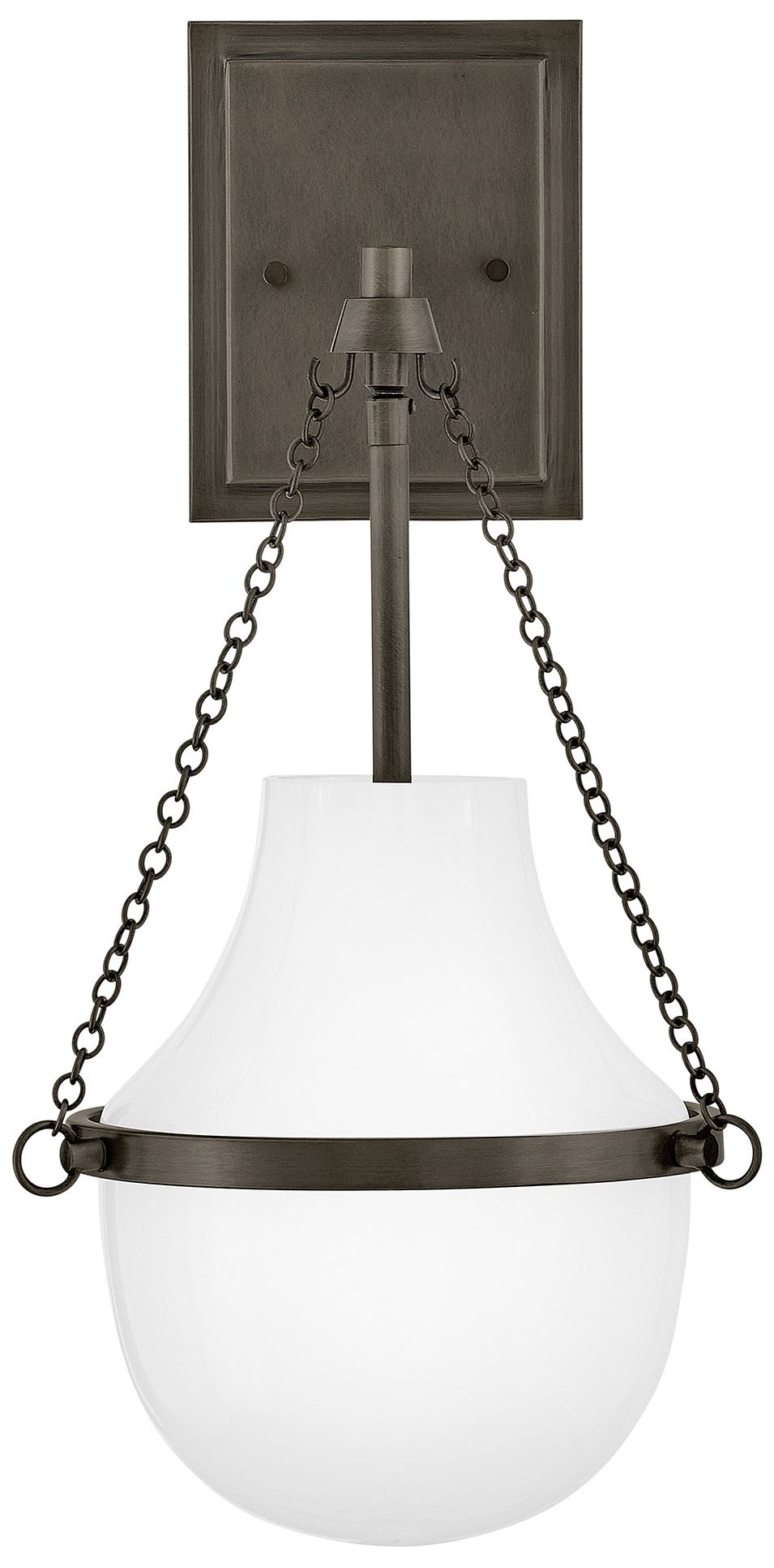 Image 4 Hinkley Collins Medium Single Light Sconce 18.25" Black Oxide more views