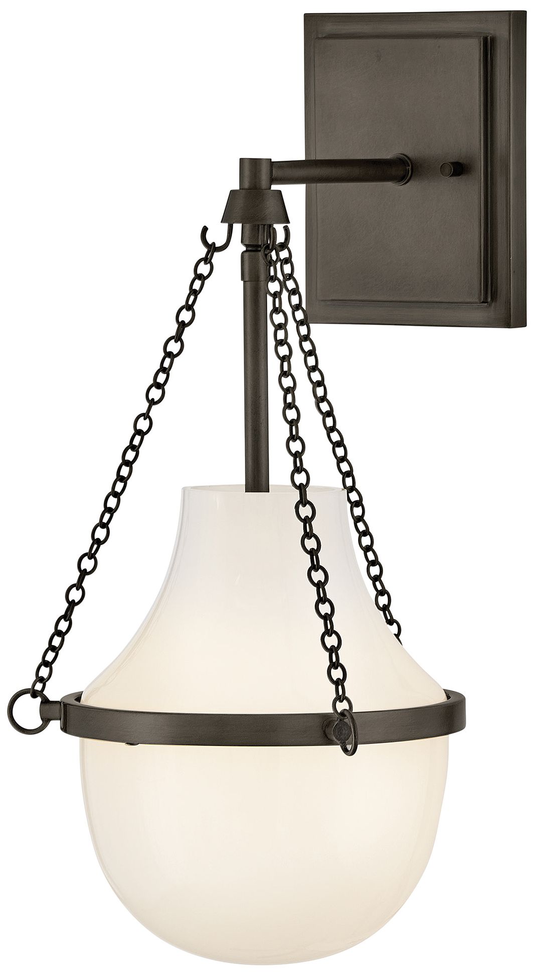 Image 6 Hinkley Collins Medium Single Light Sconce 18.25" Black Oxide more views