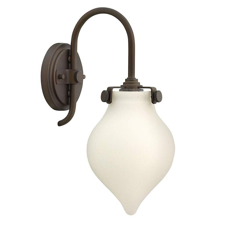Image 1 Hinkley Congress 14 inch High Oil Rubbed Bronze Wall Sconce