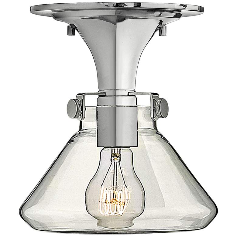 Image 2 Hinkley Congress 8" Wide Clear Glass Chrome Ceiling Light