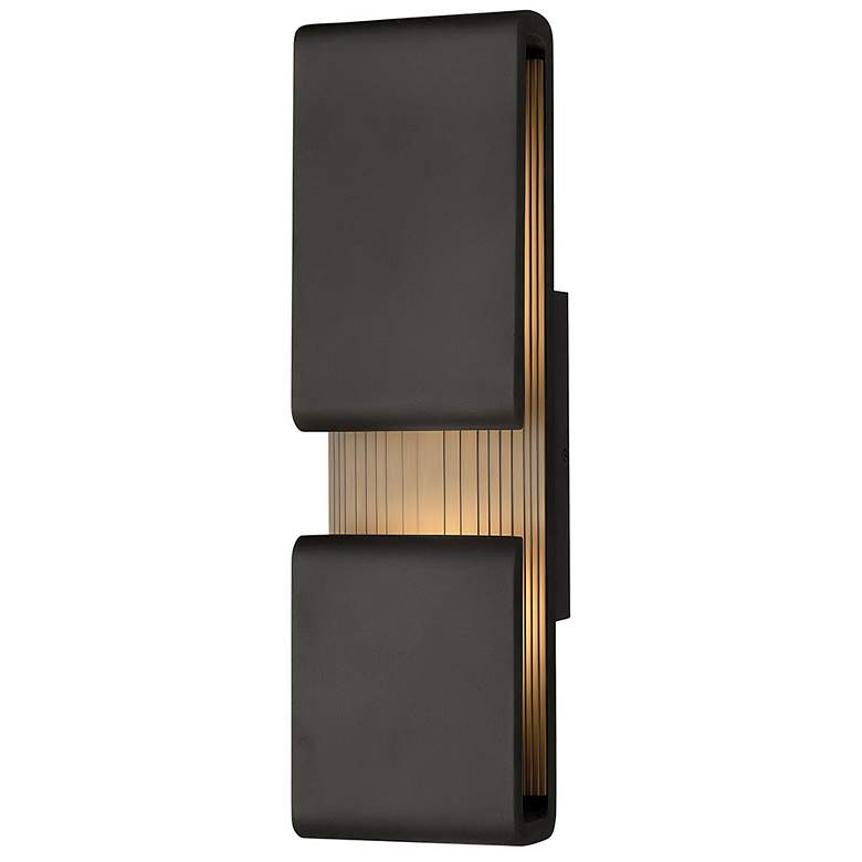Image 1 Hinkley Contour 22" High Black LED Outdoor Wall Light