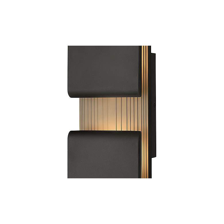 Image 2 Hinkley Contour 22" High Black LED Outdoor Wall Light more views