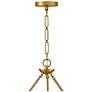 5_Hinkley Copley 27 3/4"W Brass 9-Light Wagon Wheel Chandelier more views