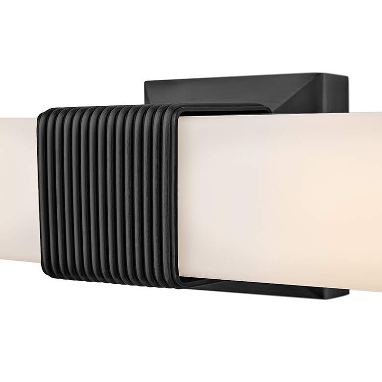 Image 3 Hinkley Cotes 21"H Painted Black Oxide 2-Light Wall Sconce more views