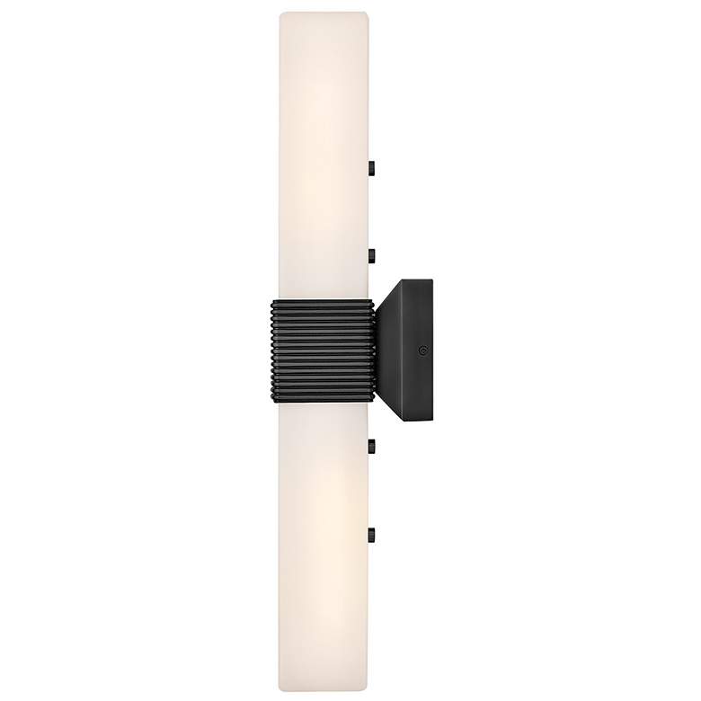 Image 5 Hinkley Cotes 21"H Painted Black Oxide 2-Light Wall Sconce more views