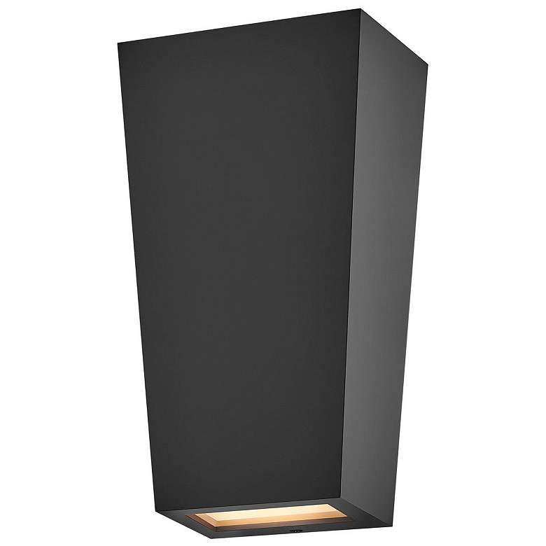 Image 1 Hinkley Cruz 11" High Black LED Outdoor Wall Light