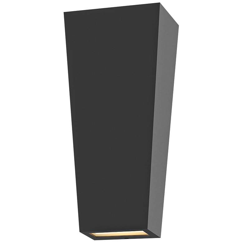 Image 1 Hinkley Cruz 16 1/2" High Black Finish Modern Outdoor Wall Light