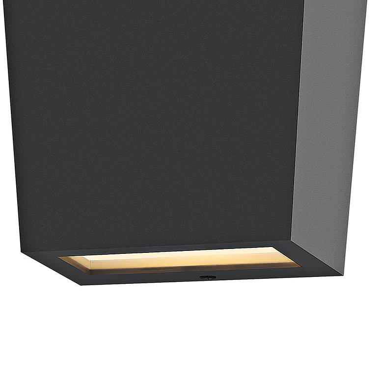 Image 4 Hinkley Cruz 16 1/2" High Black Finish Modern Outdoor Wall Light more views