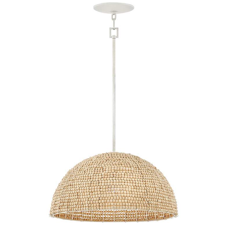 Image 1 Hinkley Dalia 20" Wide Textured Plaster Pendant Light