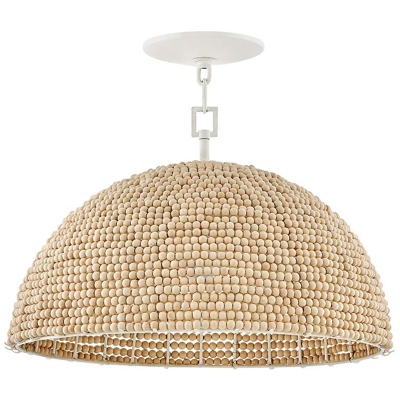 Image 4 Hinkley Dalia 20" Wide Textured Plaster Pendant Light more views
