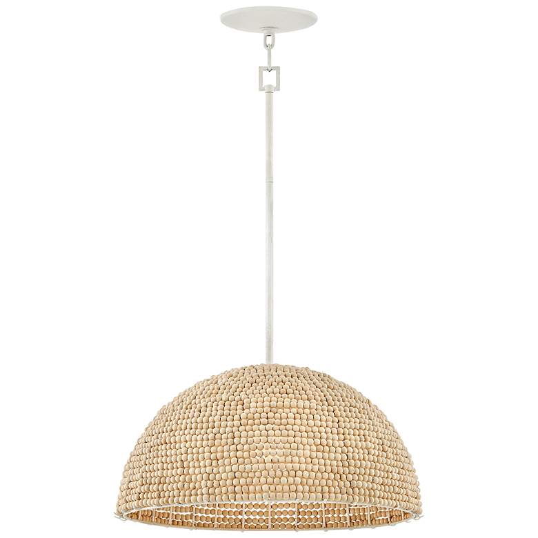 Image 5 Hinkley Dalia 20" Wide Textured Plaster Pendant Light more views