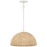 5_Hinkley Dalia 20" Wide Textured Plaster Pendant Light more views
