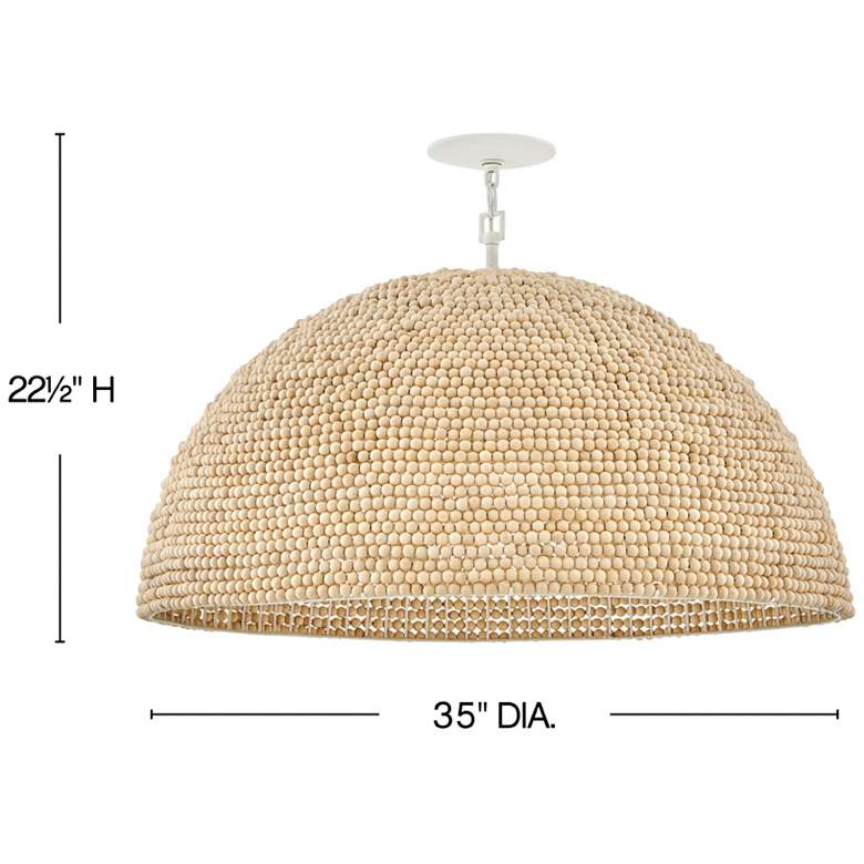 Image 4 Hinkley Dalia 35" Wide Textured Plaster Dome Chandelier more views