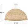 4_Hinkley Dalia 35" Wide Textured Plaster Dome Chandelier more views