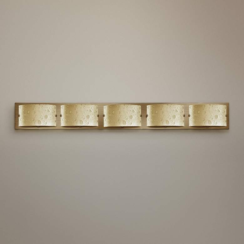 Image 1 Hinkley Daphne 40 inch Wide Brushed Bronze 5-Light Bath Light