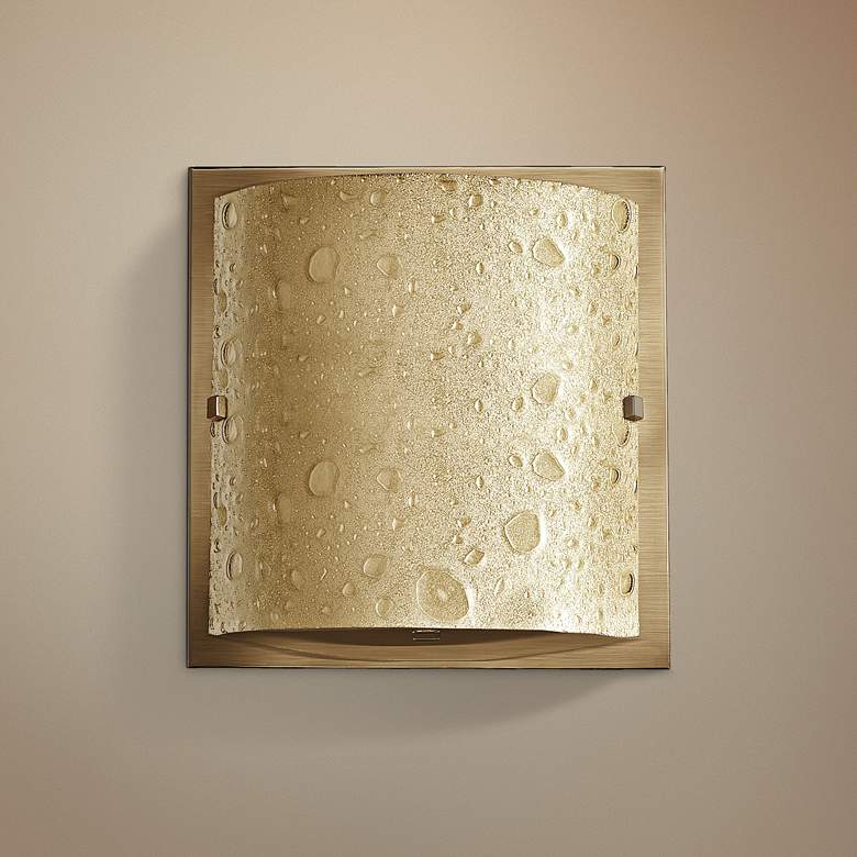 Image 1 Hinkley Daphne 9" High Brushed Bronze Wall Sconce