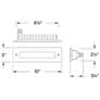 3_Hinkley Dash 10" Wide Black Large Flat LED Brick/Step Light more views
