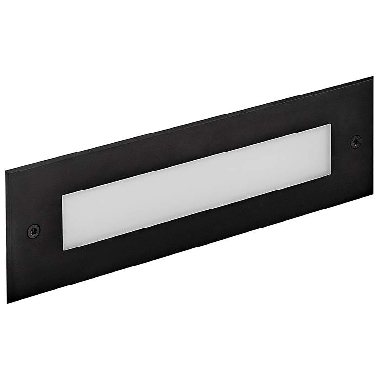 Image 1 Hinkley Dash 8 3/4" Wide Black Finish LED Flush Mount Step Light