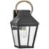 Hinkley Dawson 17" High Black Outdoor Lantern Wall Light