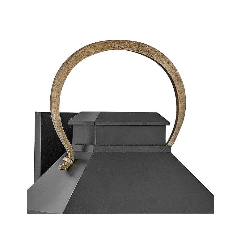 Image 2 Hinkley Dawson 17" High Black Outdoor Lantern Wall Light more views