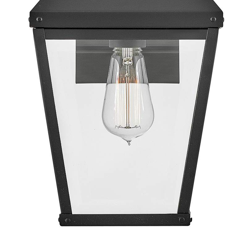 Image 3 Hinkley Dawson 17 inch High Black Outdoor Lantern Wall Light more views