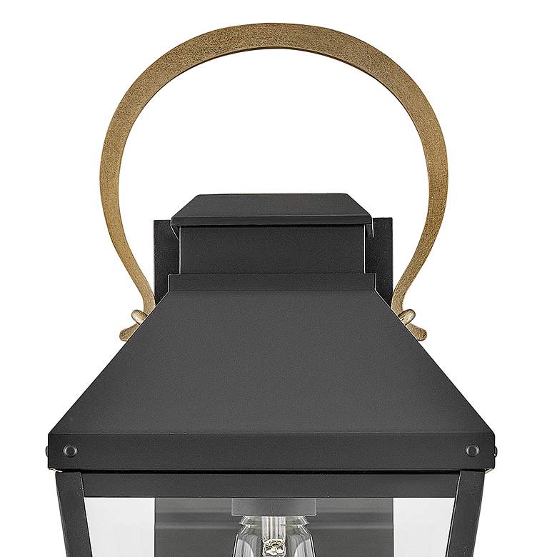 Image 4 Hinkley Dawson 17" High Black Outdoor Lantern Wall Light more views