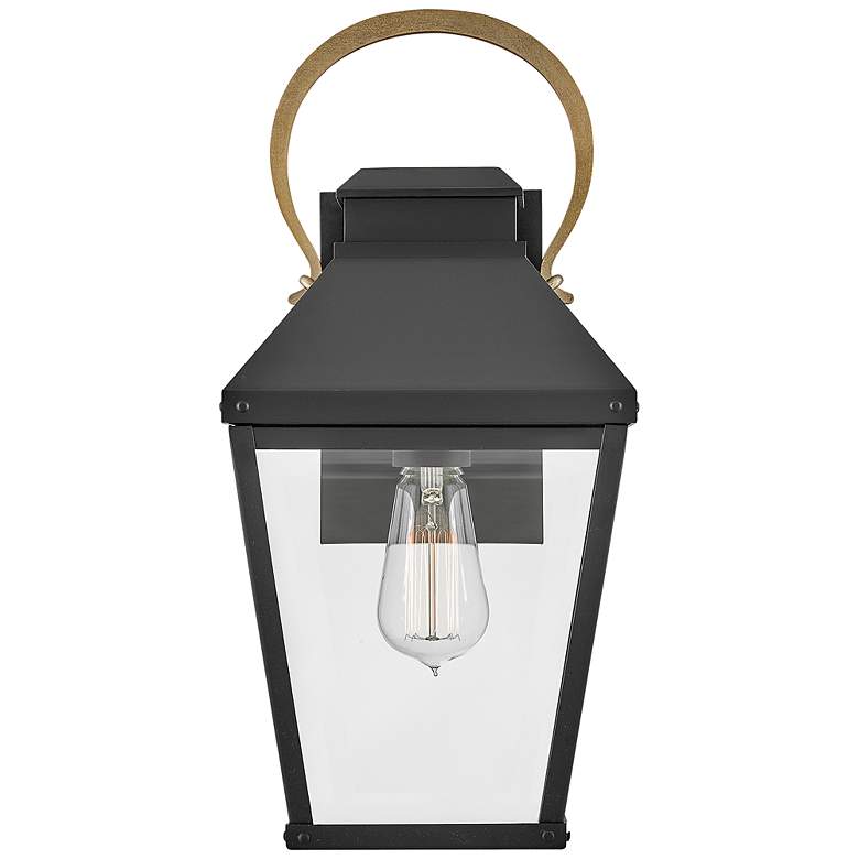 Image 5 Hinkley Dawson 17 inch High Black Outdoor Lantern Wall Light more views