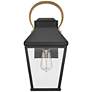 Hinkley Dawson 17" High Black Outdoor Lantern Wall Light