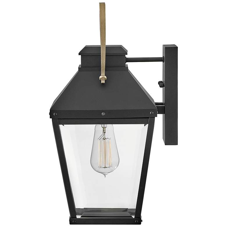 Image 6 Hinkley Dawson 17" High Black Outdoor Lantern Wall Light more views
