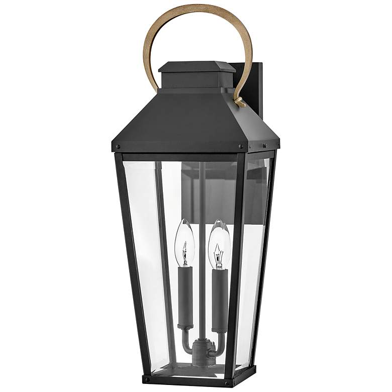 Image 6 Hinkley Dawson 22" Bronze and Black Traditional Outdoor Wall Lantern more views