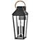 Hinkley Dawson 26" High Black 3-Light Outdoor Wall Light