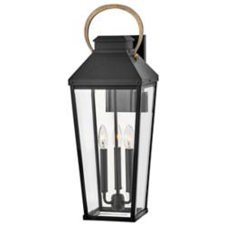 Hinkley Dawson 26" High Black 3-Light Outdoor Wall Light