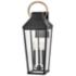 Hinkley Dawson 26" High Black 3-Light Outdoor Wall Light