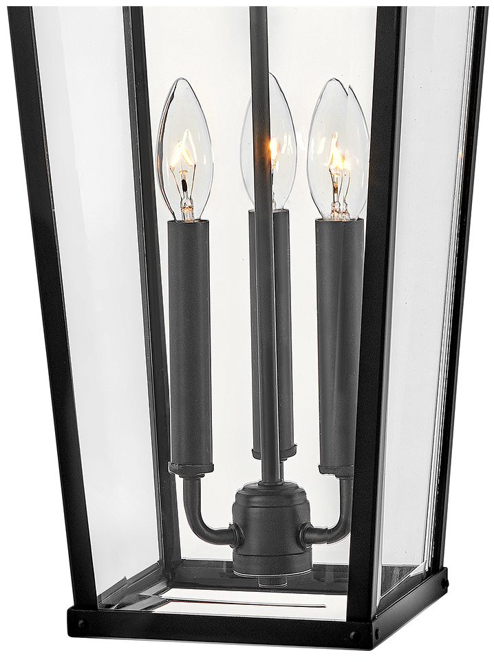Hinkley Dawson 26" High Black 3-Light Outdoor Wall Light
