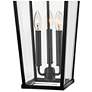 7_Hinkley Dawson 26" High Black 3-Light Outdoor Wall Light more views