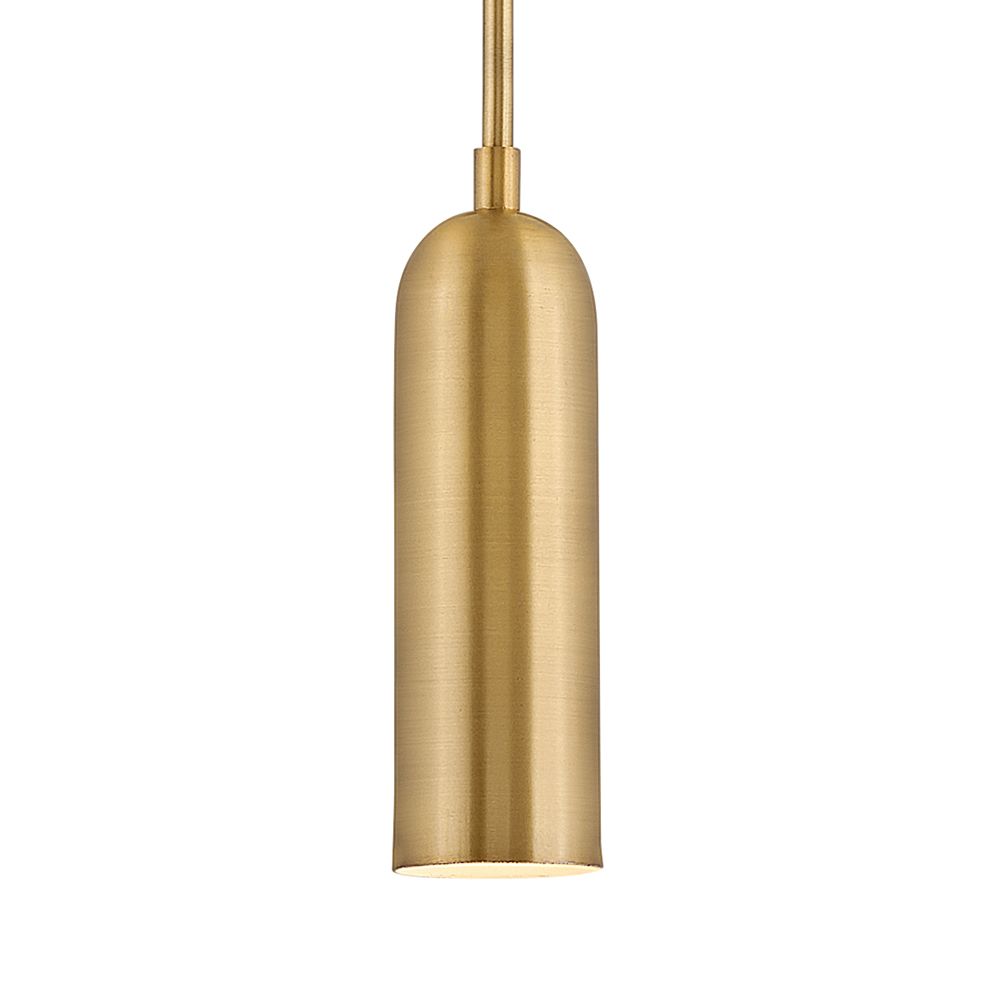 Image 4 Hinkley Dax 6" Wide Heritage Brass LED Mini Pendant more views