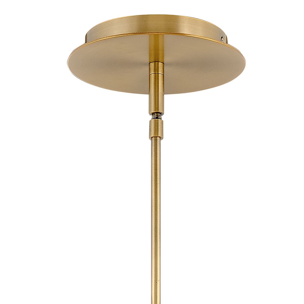 Image 5 Hinkley Dax 6" Wide Heritage Brass LED Mini Pendant more views