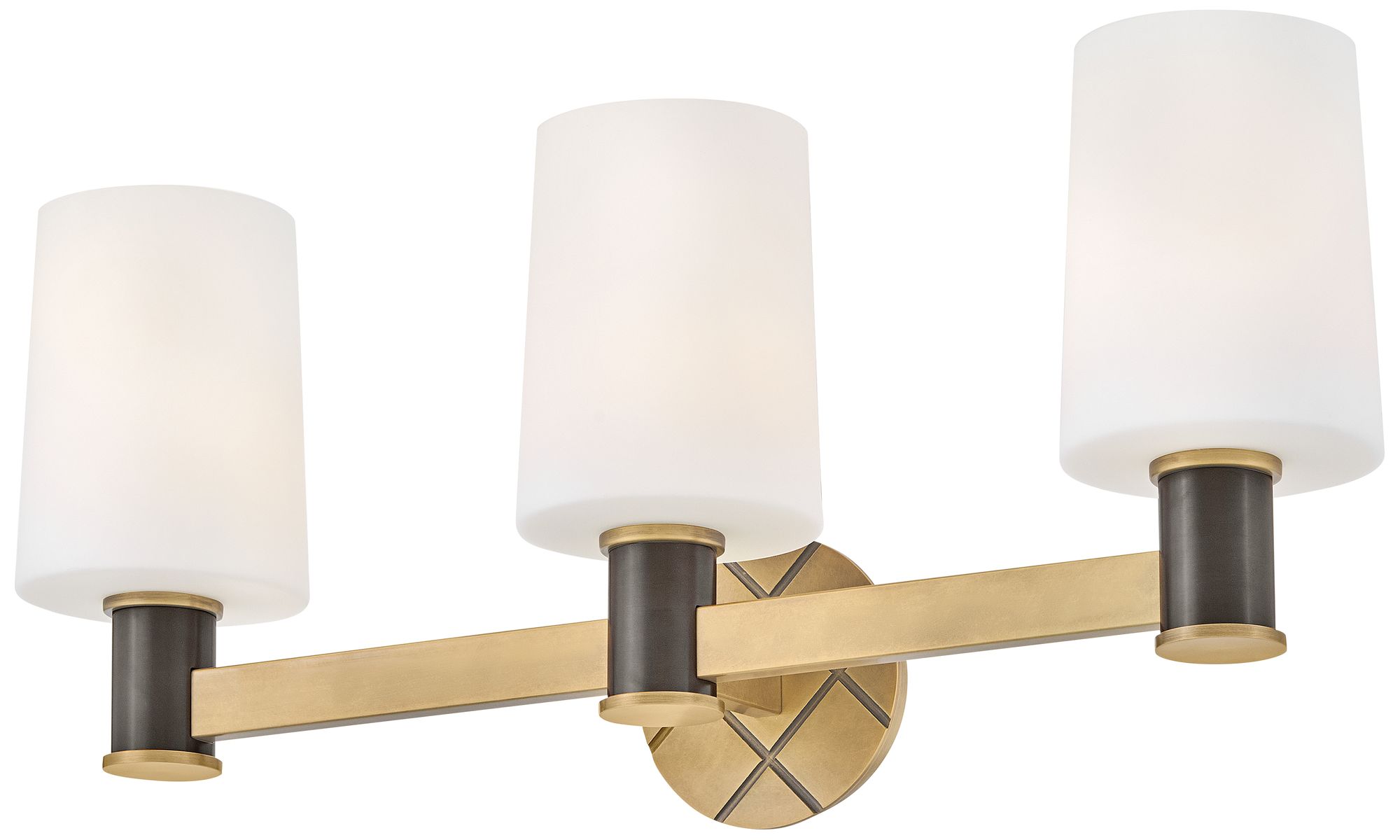 Image 5 Hinkley Declan 25" Wide Brass and Black 3-Light Bath Light more views