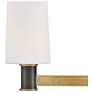7_Hinkley Declan 25" Wide Brass and Black 3-Light Bath Light more views