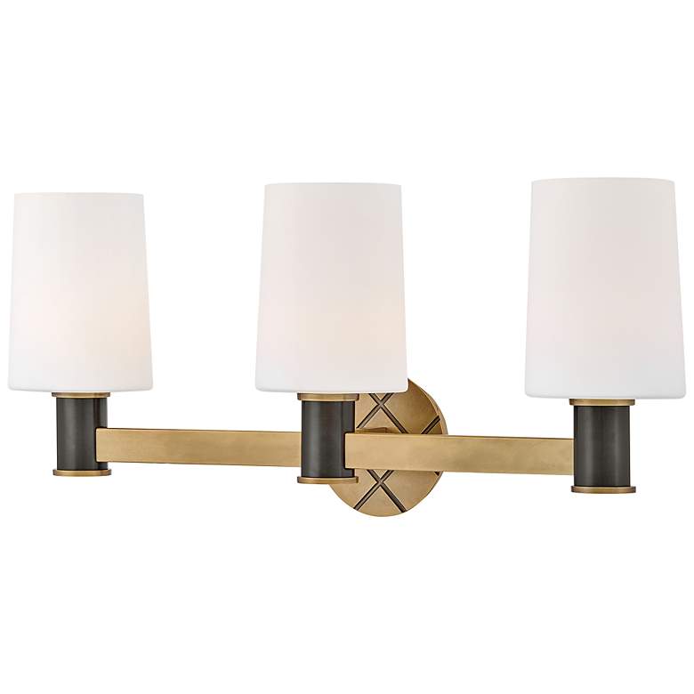 Image 2 Hinkley Declan Medium Three Light Vanity Heritage Brass more views