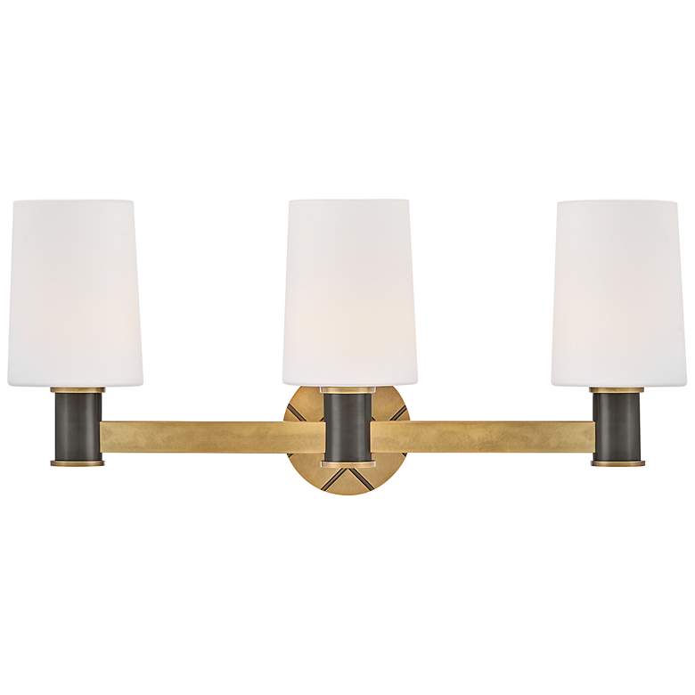 Image 3 Hinkley Declan Medium Three Light Vanity Heritage Brass more views