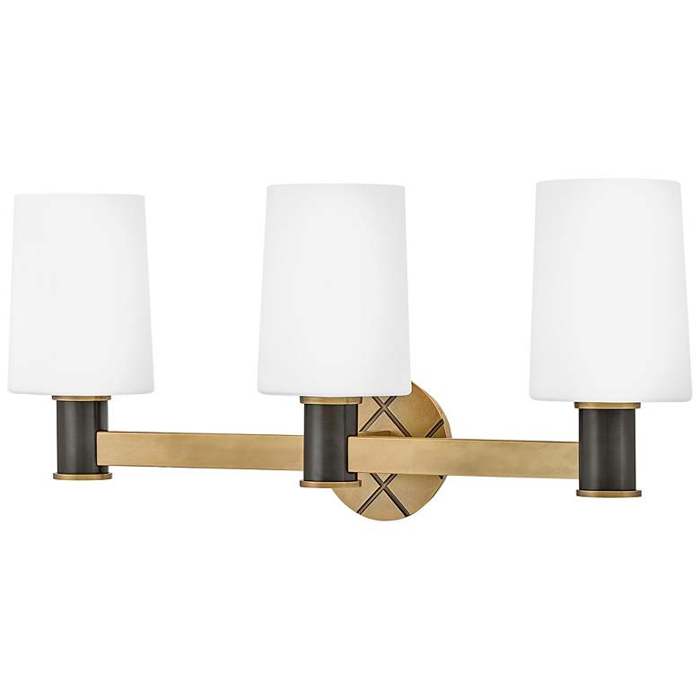 Image 4 Hinkley Declan Medium Three Light Vanity Heritage Brass more views
