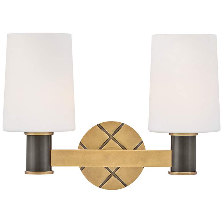 Image 2 Hinkley Declan Small Two Light Vanity Heritage Brass more views