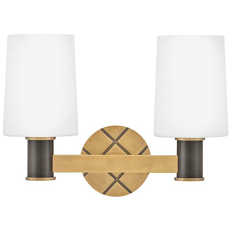 Image 4 Hinkley Declan Small Two Light Vanity Heritage Brass more views
