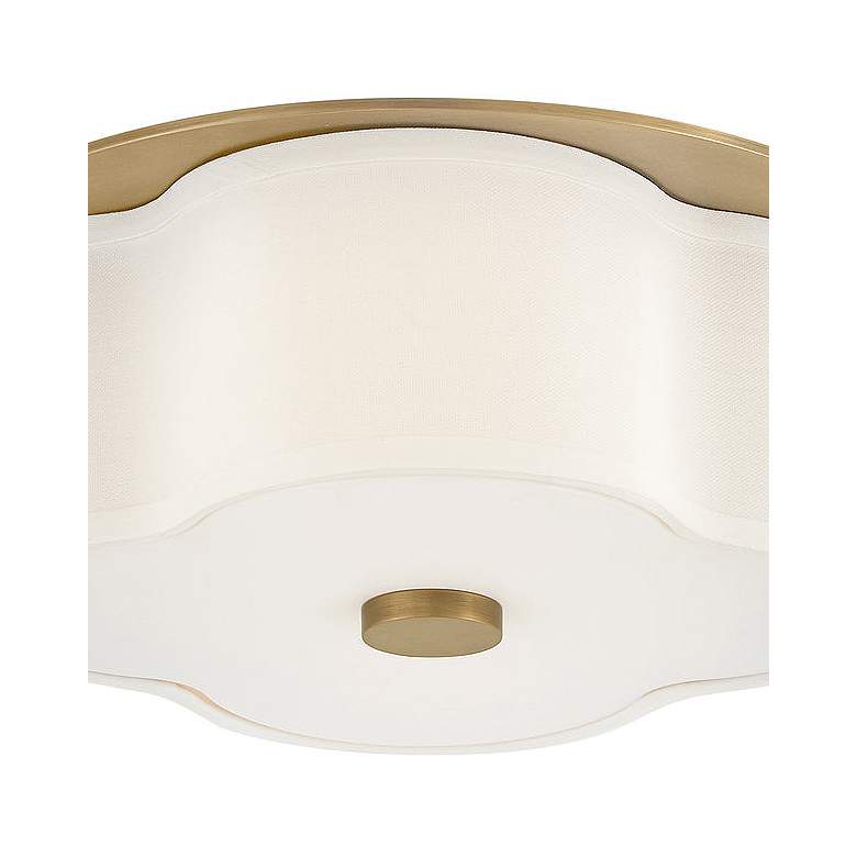 Image 2 Hinkley Delaney 14" Wide Heritage Brass Ceiling Light more views