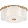 2_Hinkley Delaney 14" Wide Heritage Brass Ceiling Light more views